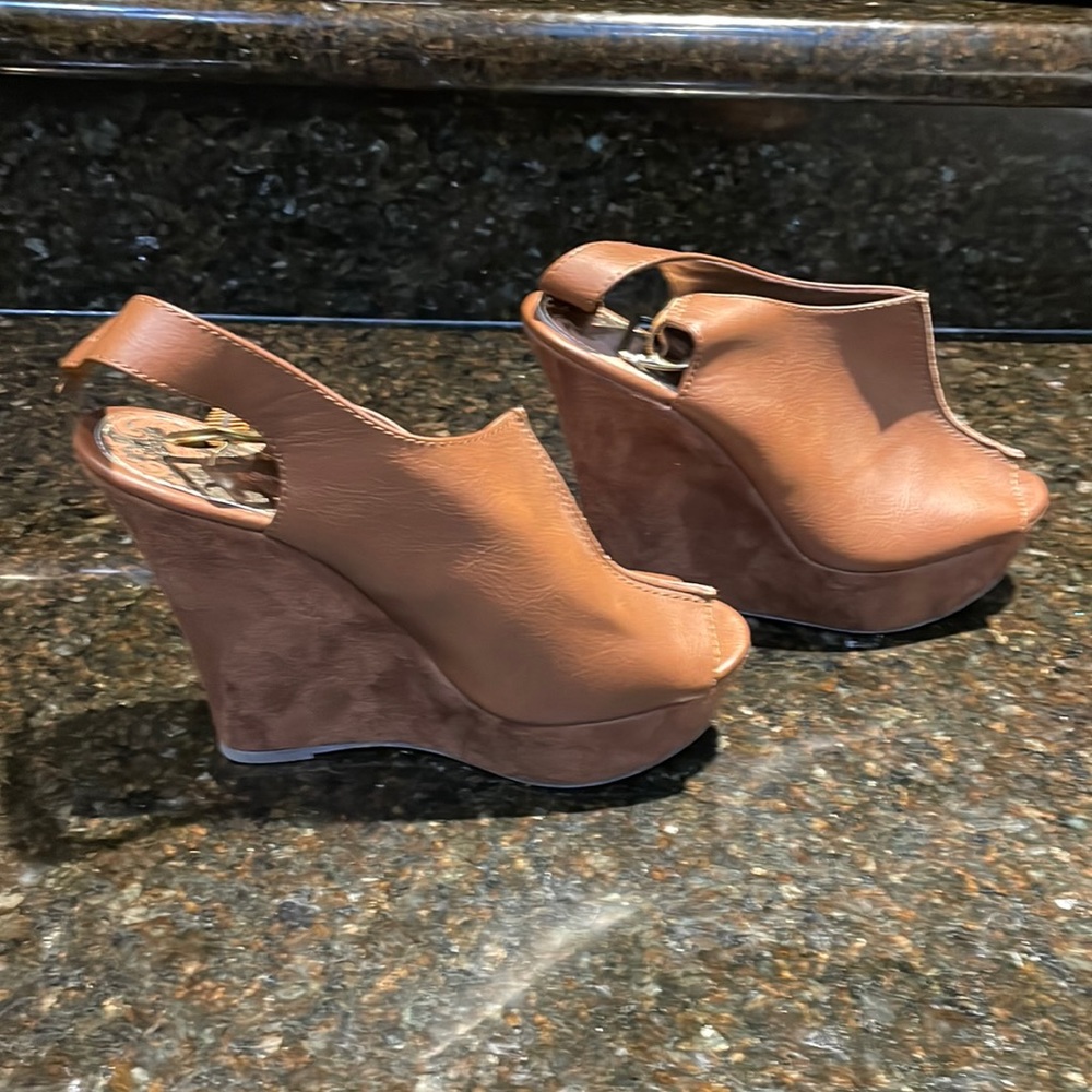 Brown Wedge Shoes